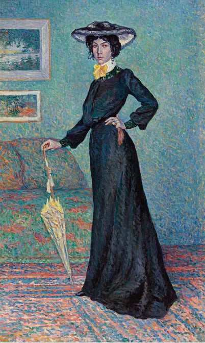 Portrait de Lucie Cousturier - Maximilien Luce image 1 reproduction de peinture à l’huile