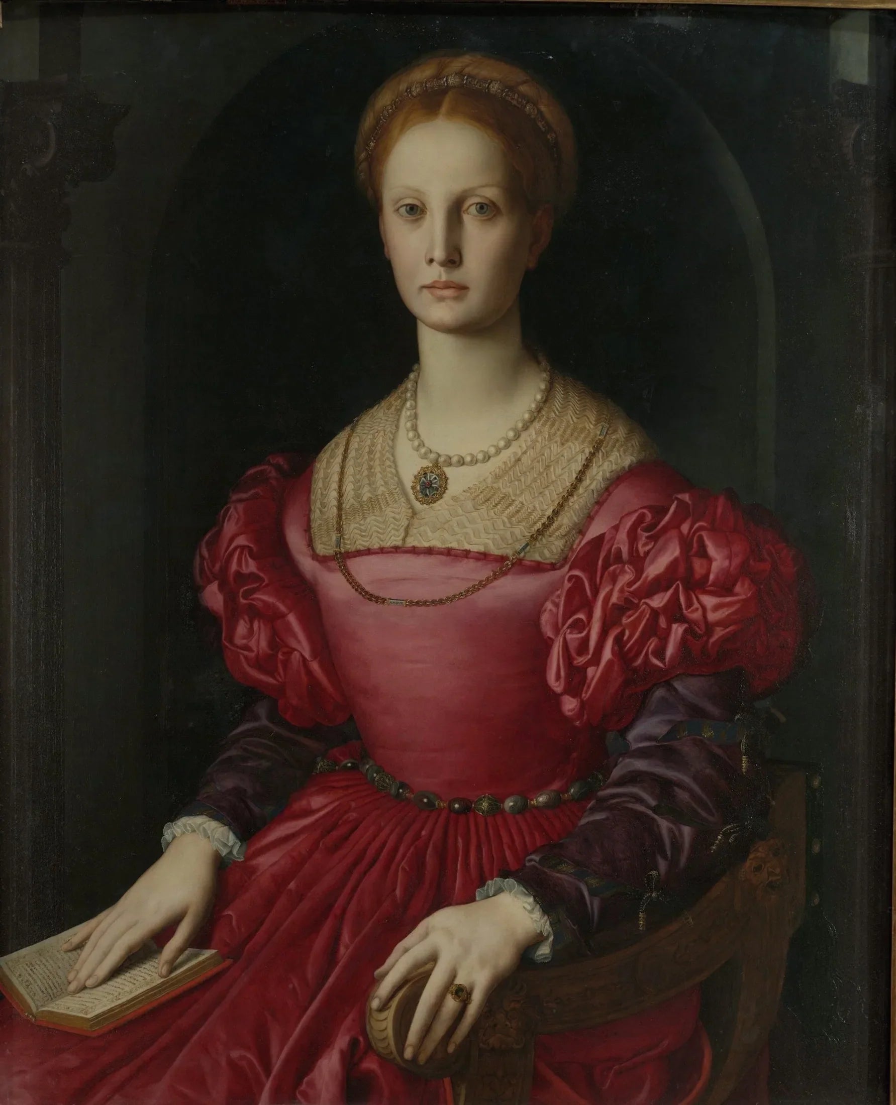 Portrait de Lucrèce Panciatichi - Bronzino image 1 copie de tableau peinte à la main