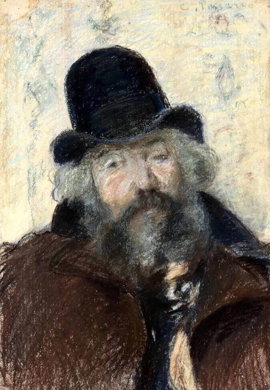 Portrait de Ludovic Piette - Camille Pissarro image 1 copie de tableau peinte à la main