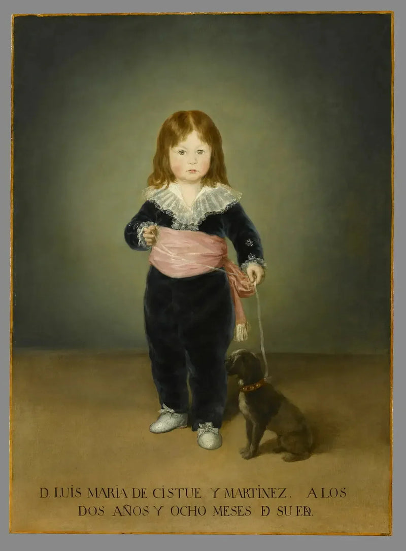 Portrait de Luis María de Cistué Martínez - Francisco de Goya