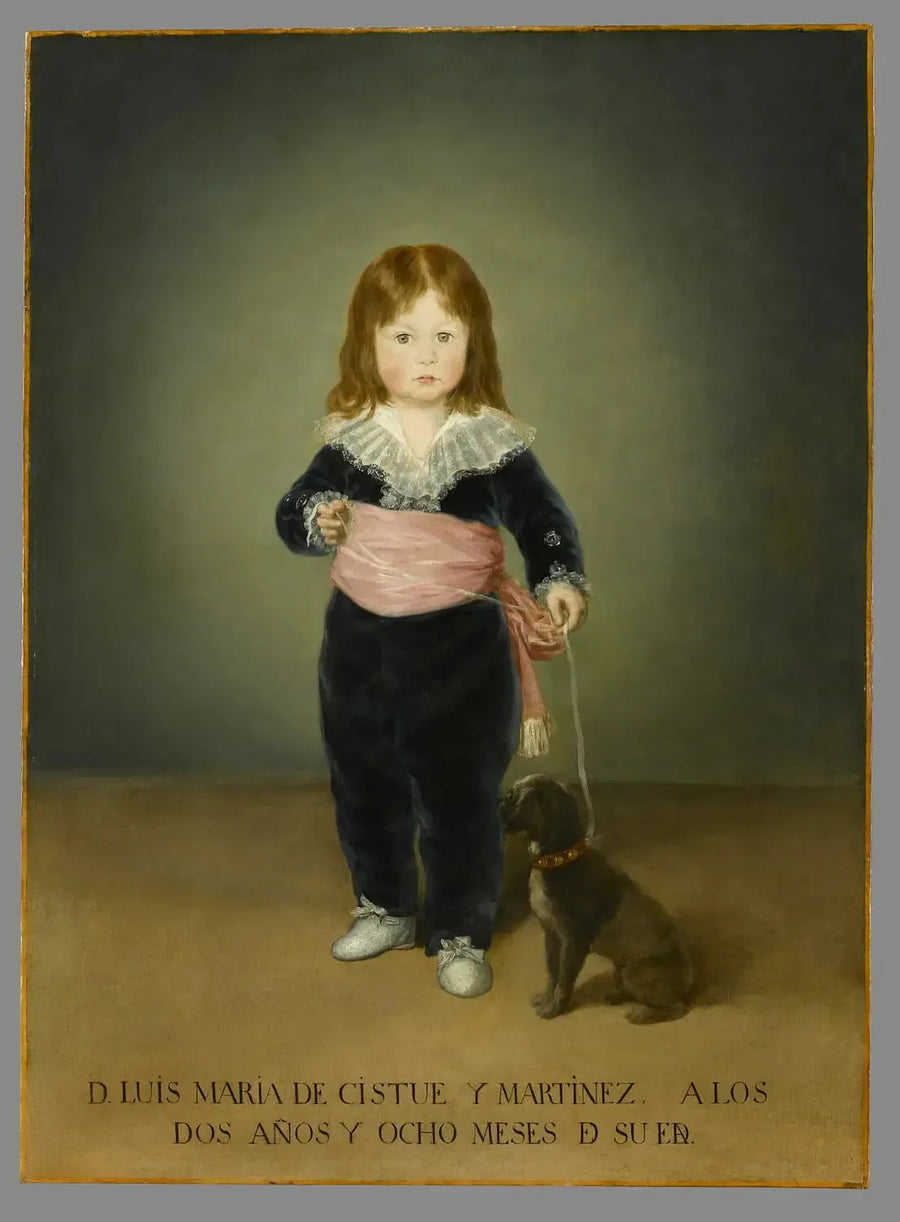 Portrait de Luis María de Cistué Martínez - Francisco de Goya