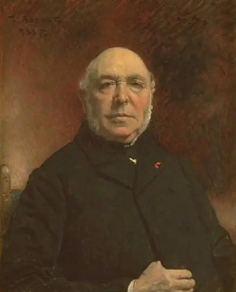 Portrait de M. Delarue, architecte - Léon Bonnat image 1 reproduction d’œuvre d’art à l’huile