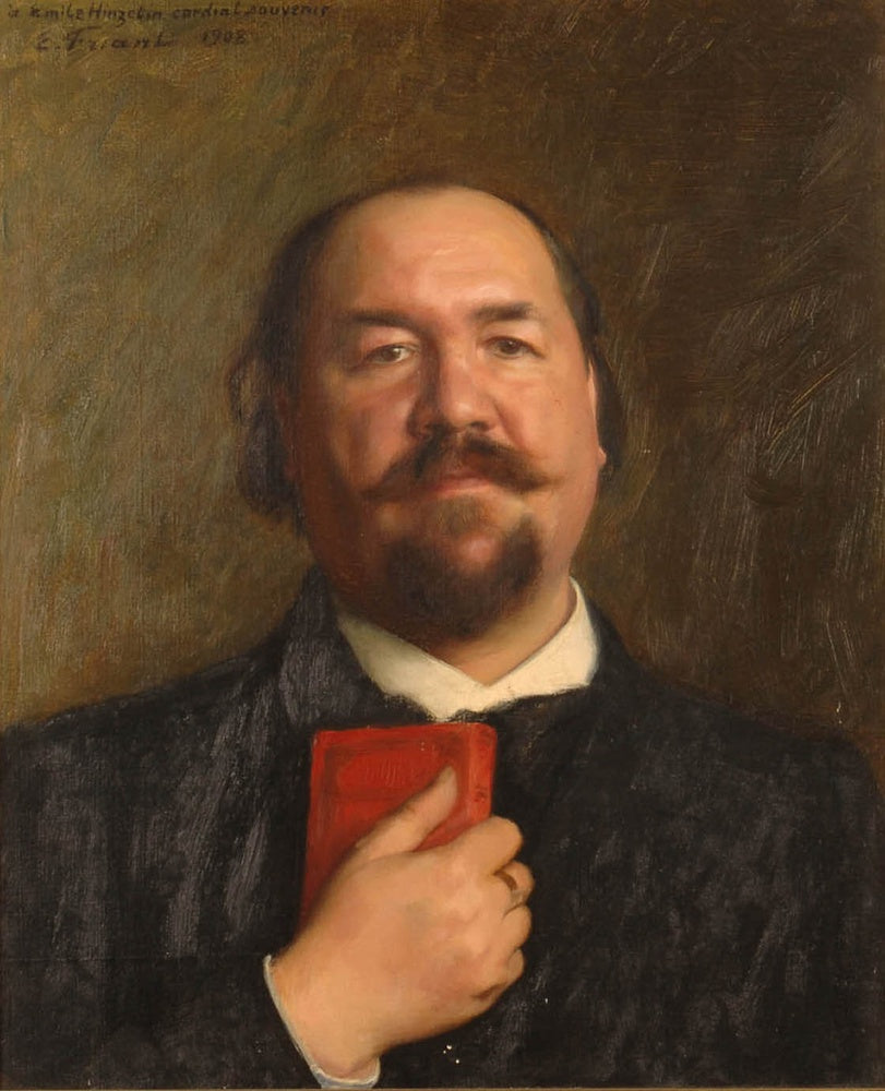 Portrait de M. Émile Hinzelin - Émile Friant image 1 reproduction d’œuvre d’art à l’huile
