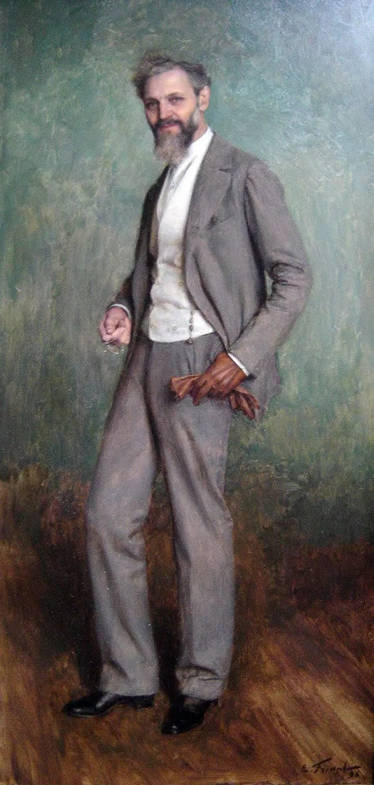 Portrait de M. Paul - Émile Friant image 1 copie de tableau peinte à la main