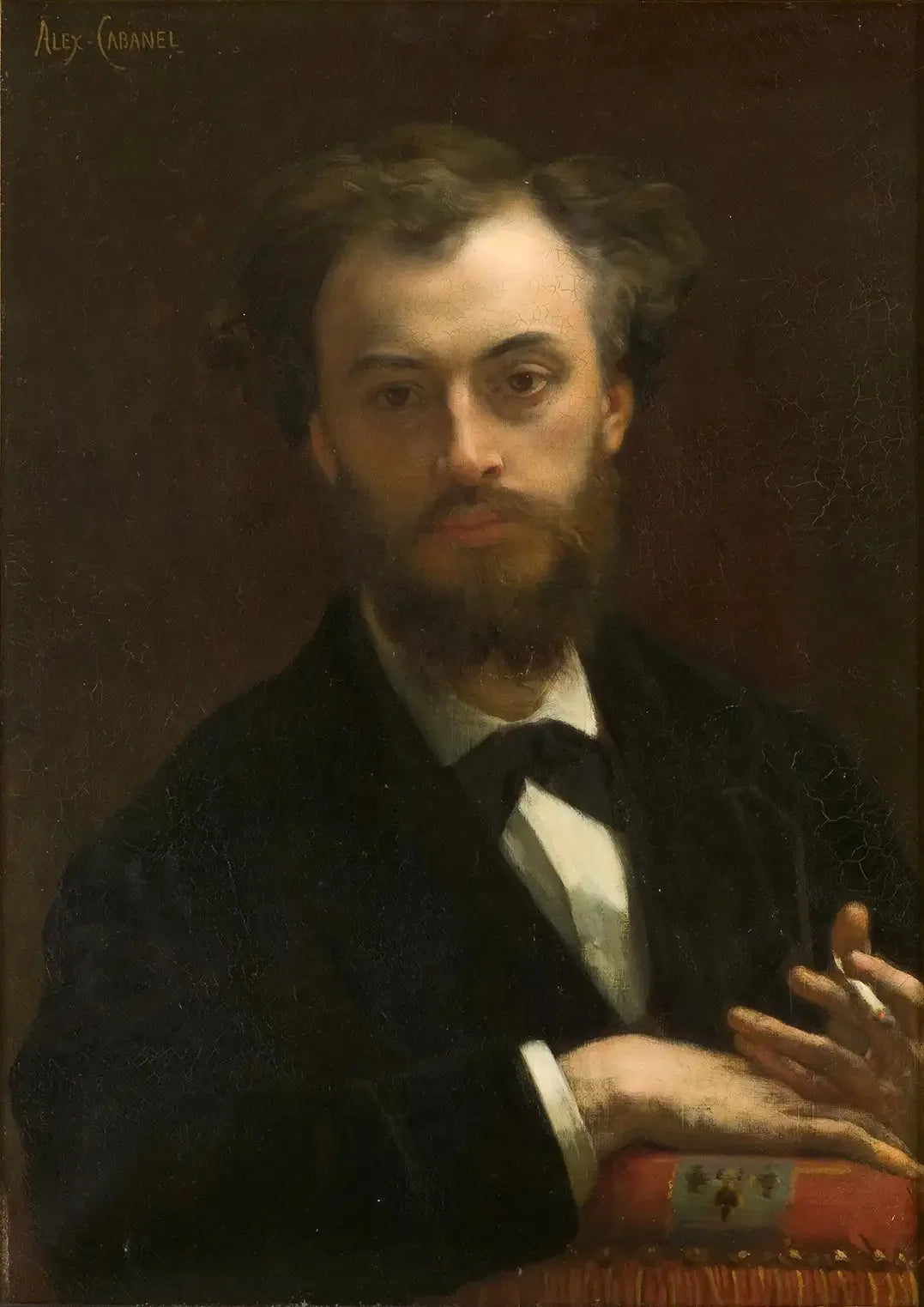 Portrait de M. Pierre Cabanel - Alexandre Cabanel image 1 reproduction d’œuvre d’art à l’huile