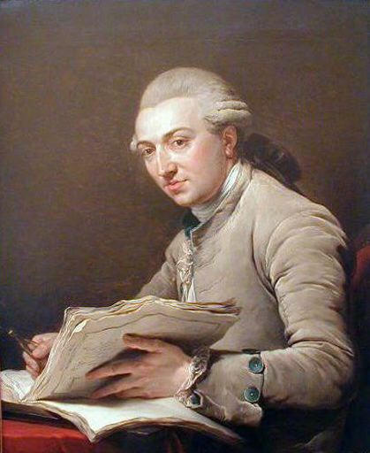 Portrait de M. Rousseau, architecte - François-André Vincent image 1 copie de tableau peinte à la main