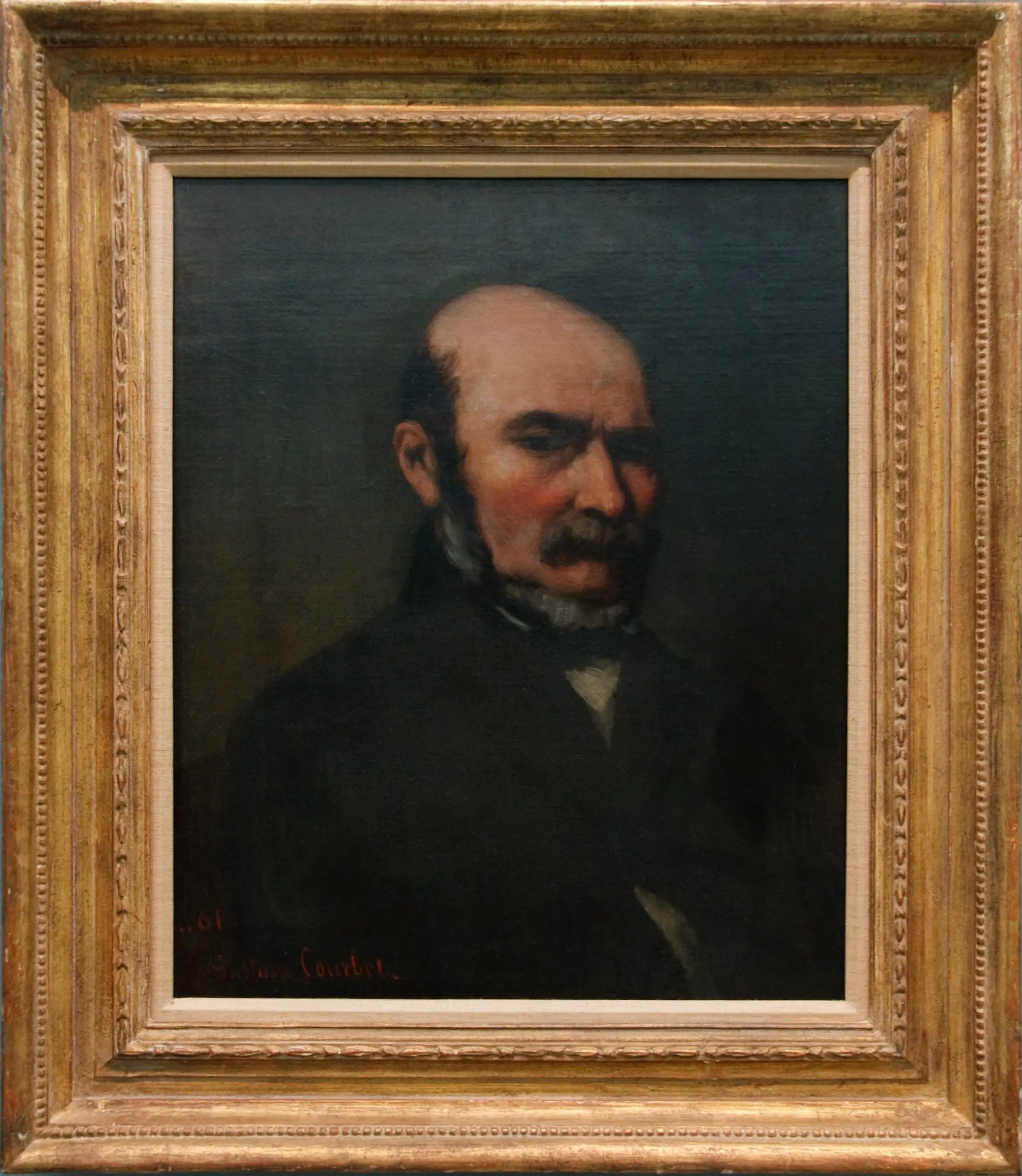 Portrait de M. Usquin - Gustave Courbet image 1 copie de tableau peinte à la main
