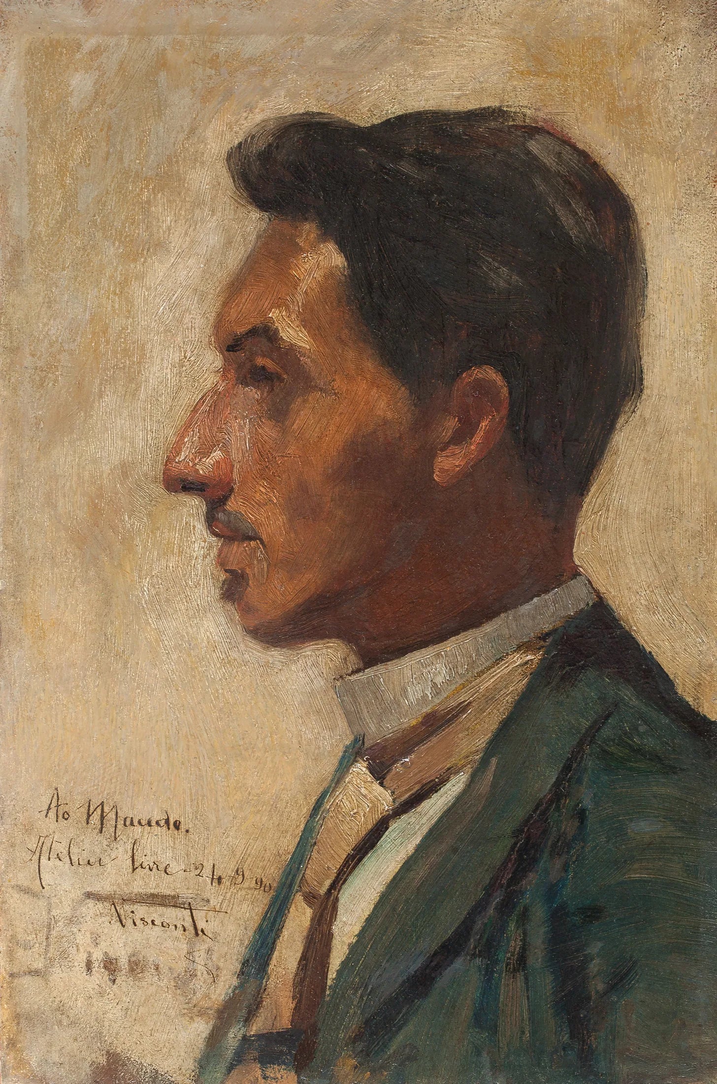 Portrait de Macedo - Eliseu Visconti image 1 reproduction réalisée par Alpha Reproduction