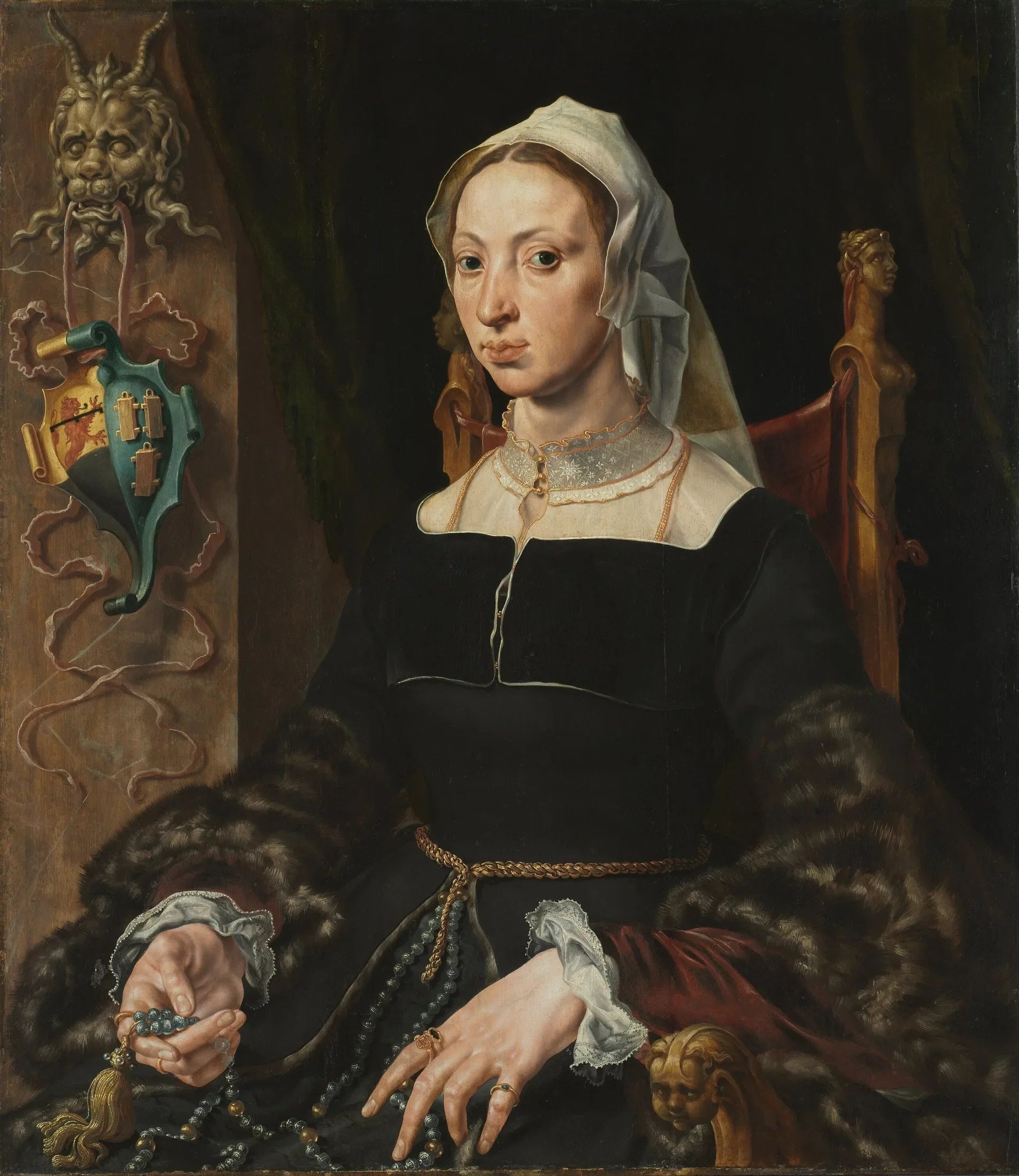 Portrait de Machtelt Suijs - Maarten van Heemskerck image 1 copie peinte à la main à l’huile