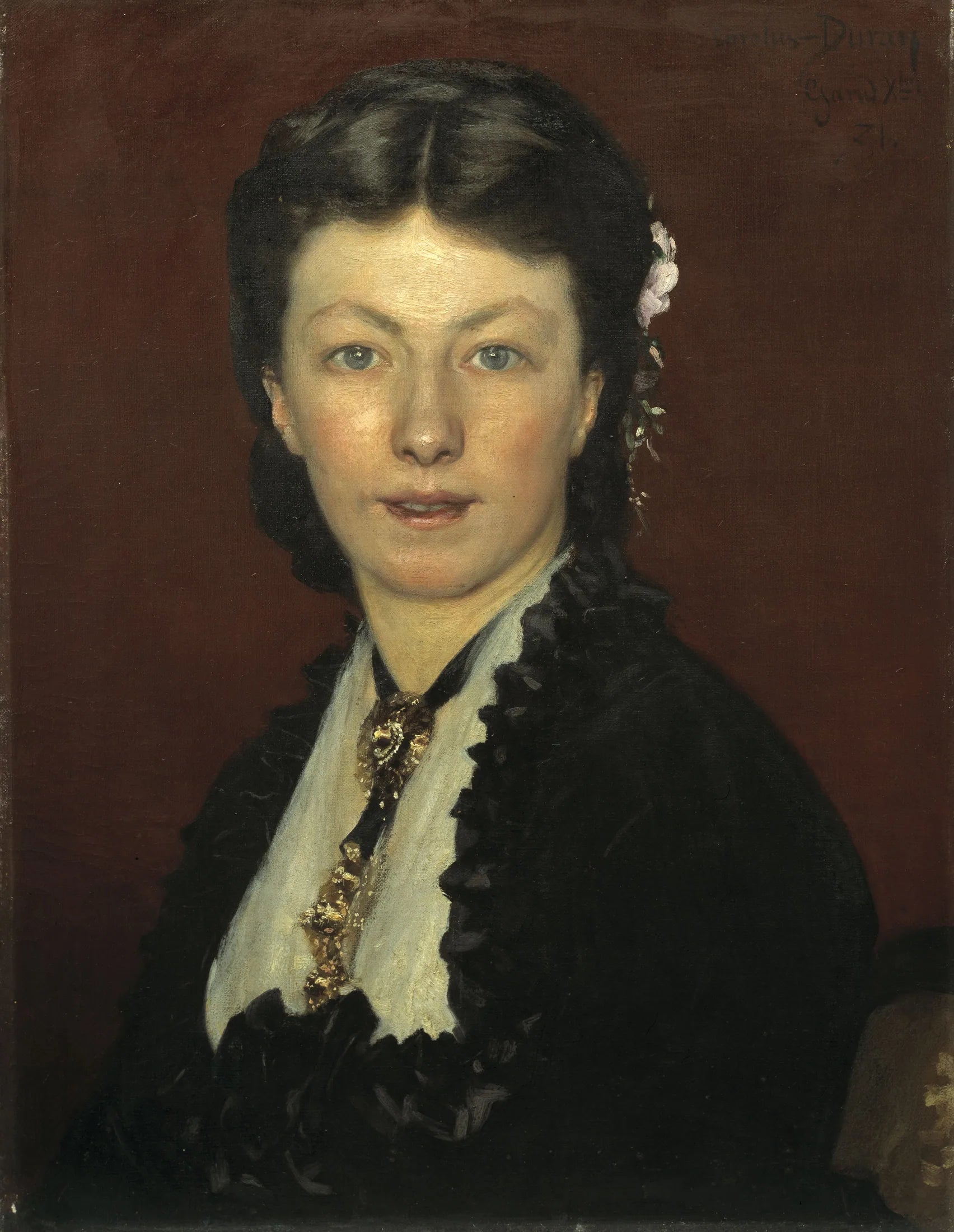 Portrait de Madame Adolphe Neyt - Carolus-Duran image 1 copie peinte à la main à l’huile