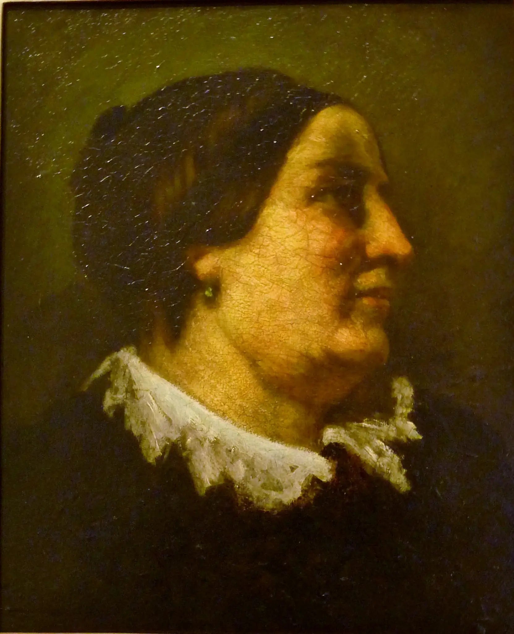 Portrait de Madame Andler - Gustave Courbet image 1 copie de tableau peinte à la main