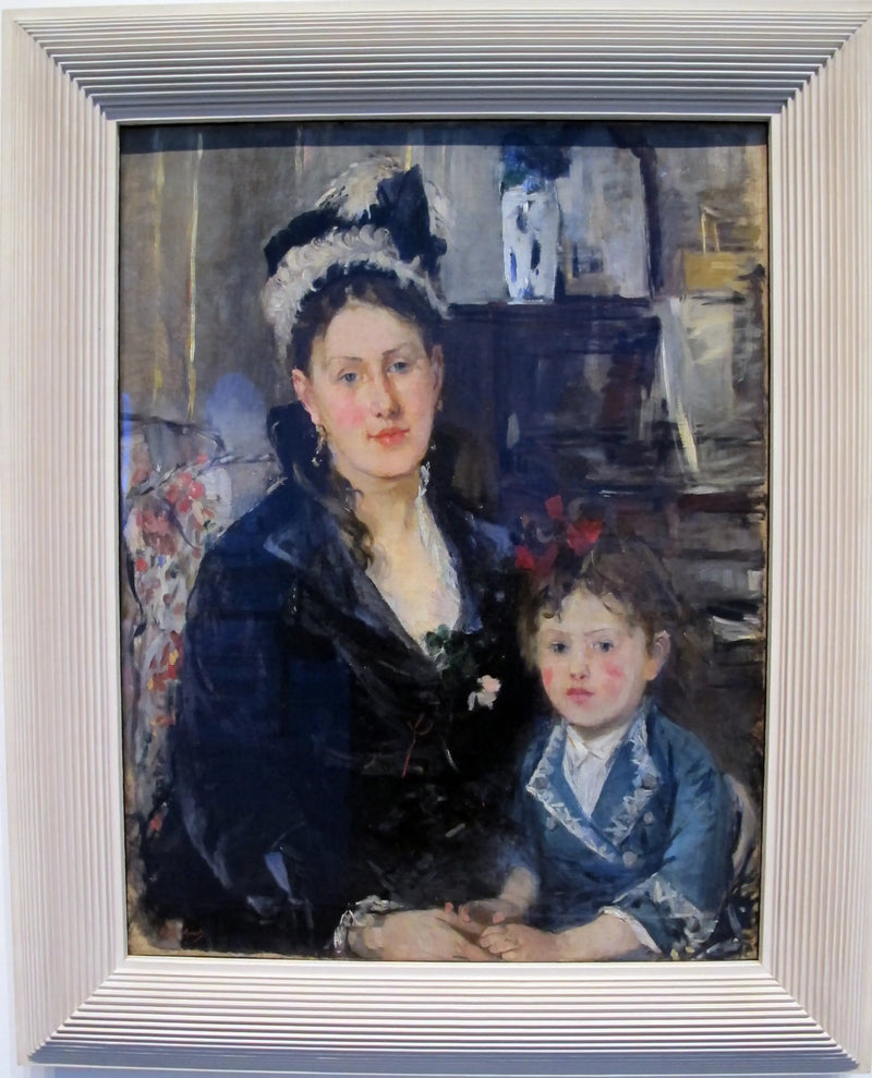 Portrait de Madame Boursier et de sa fille - Berthe Morisot