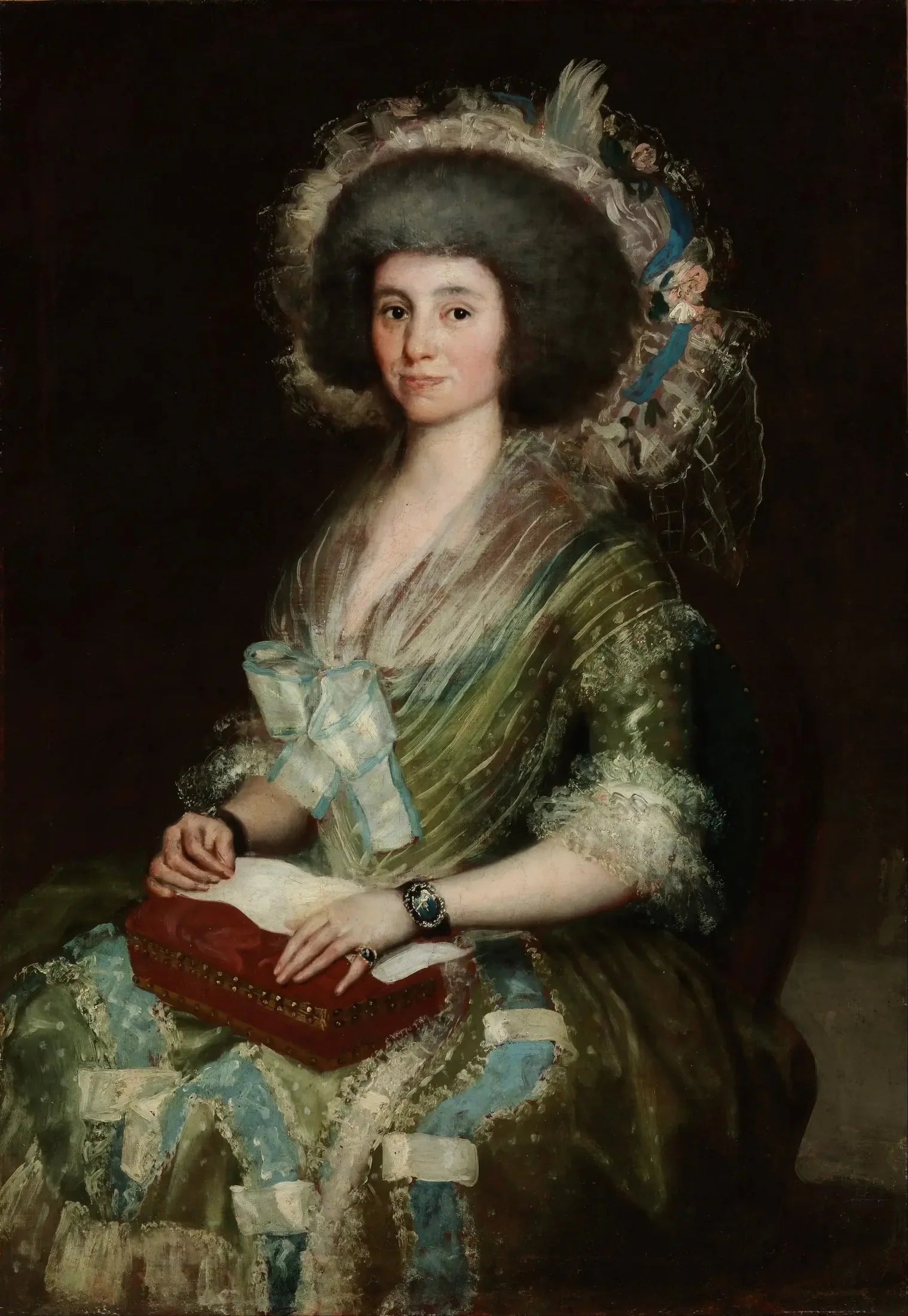 Portrait de Madame Ceán Bermudez - Francisco de Goya image 1 copie de tableau peinte à la main