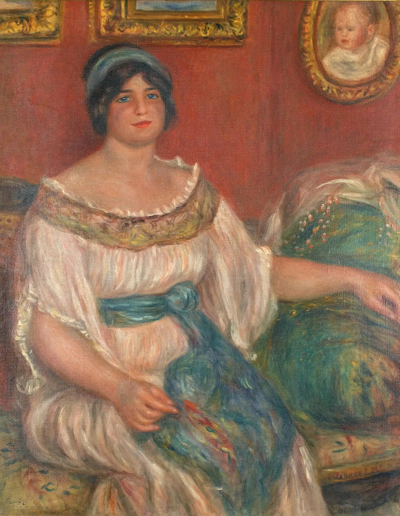 Portrait de Madame Colonna Romano - Pierre-Auguste Renoir