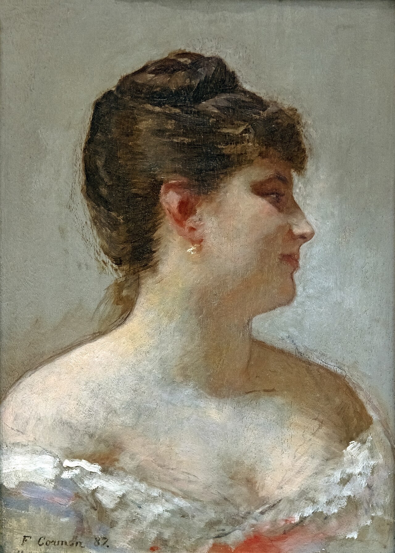 Portrait de Madame Cormon - Fernand Cormon image 1 reproduction réalisée par Alpha Reproduction