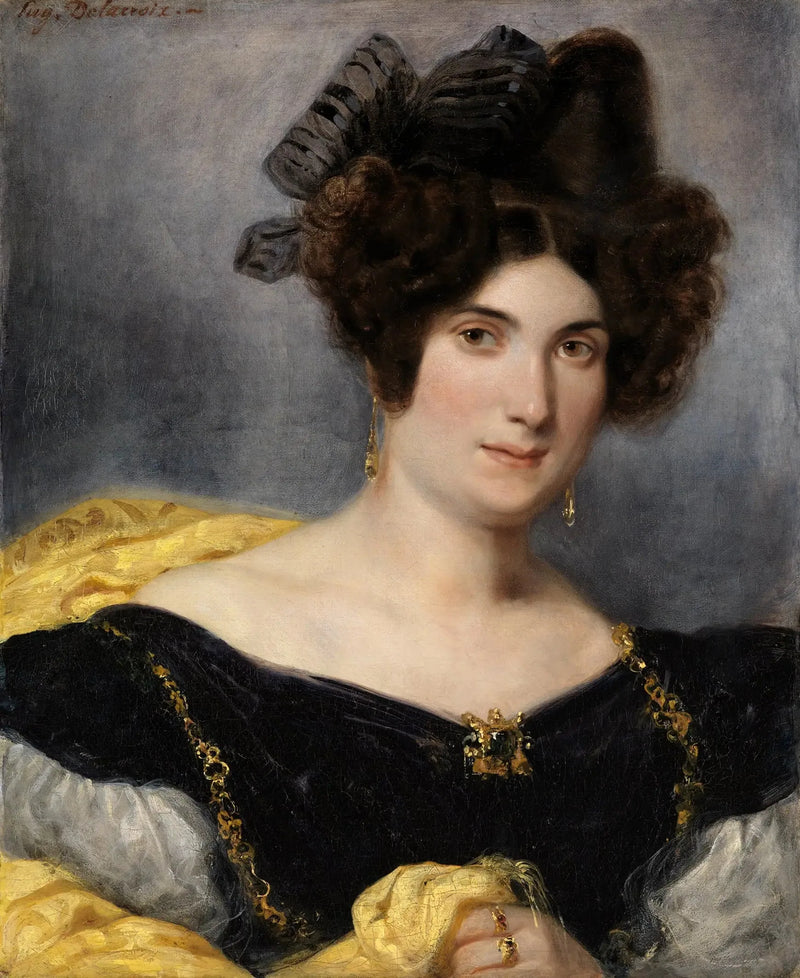 Portrait de Madame François Simon - Eugène Delacroix