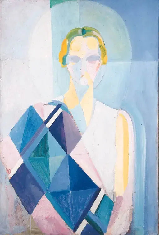 Portrait de Madame Heim - Robert Delaunay image 1 tableau peint à l’huile sur toile