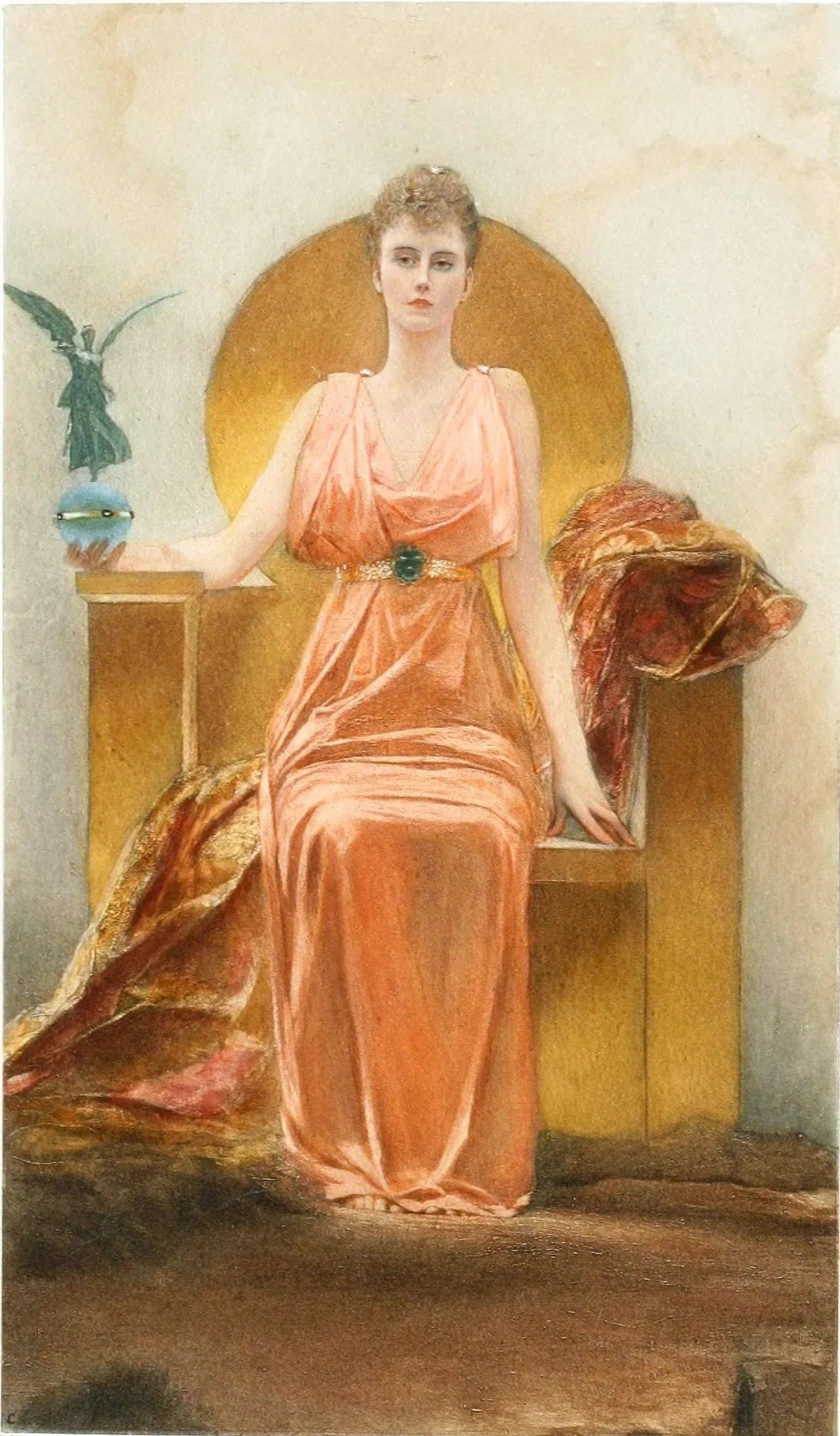 Portrait de Madame Hélène Vincent - Jean-Joseph Benjamin-Constant image 1 reproduction de peinture à l’huile