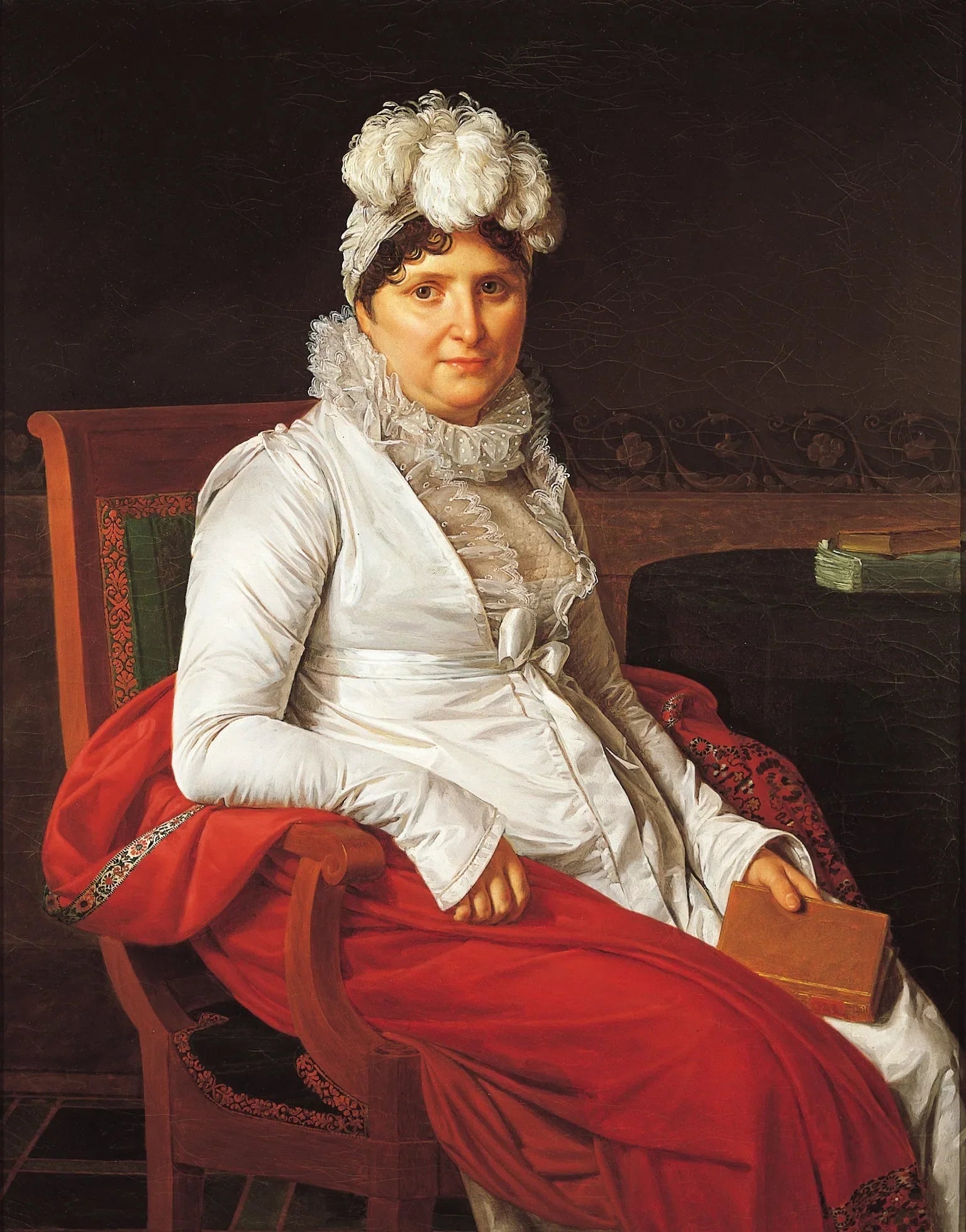 Portrait de Madame Houbigant, née Nicole Adéläide Deschamps - Merry-Joseph Blondel image 1 reproduction artisanale de tableau
