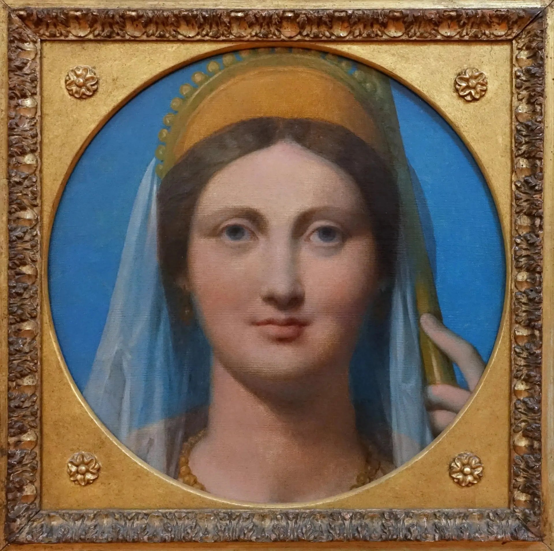 Portrait de Madame Jacques Ignace Hittorf en Junon - Jean-Auguste-Dominique Ingres image 1 reproduction d’œuvre d’art à l’huile