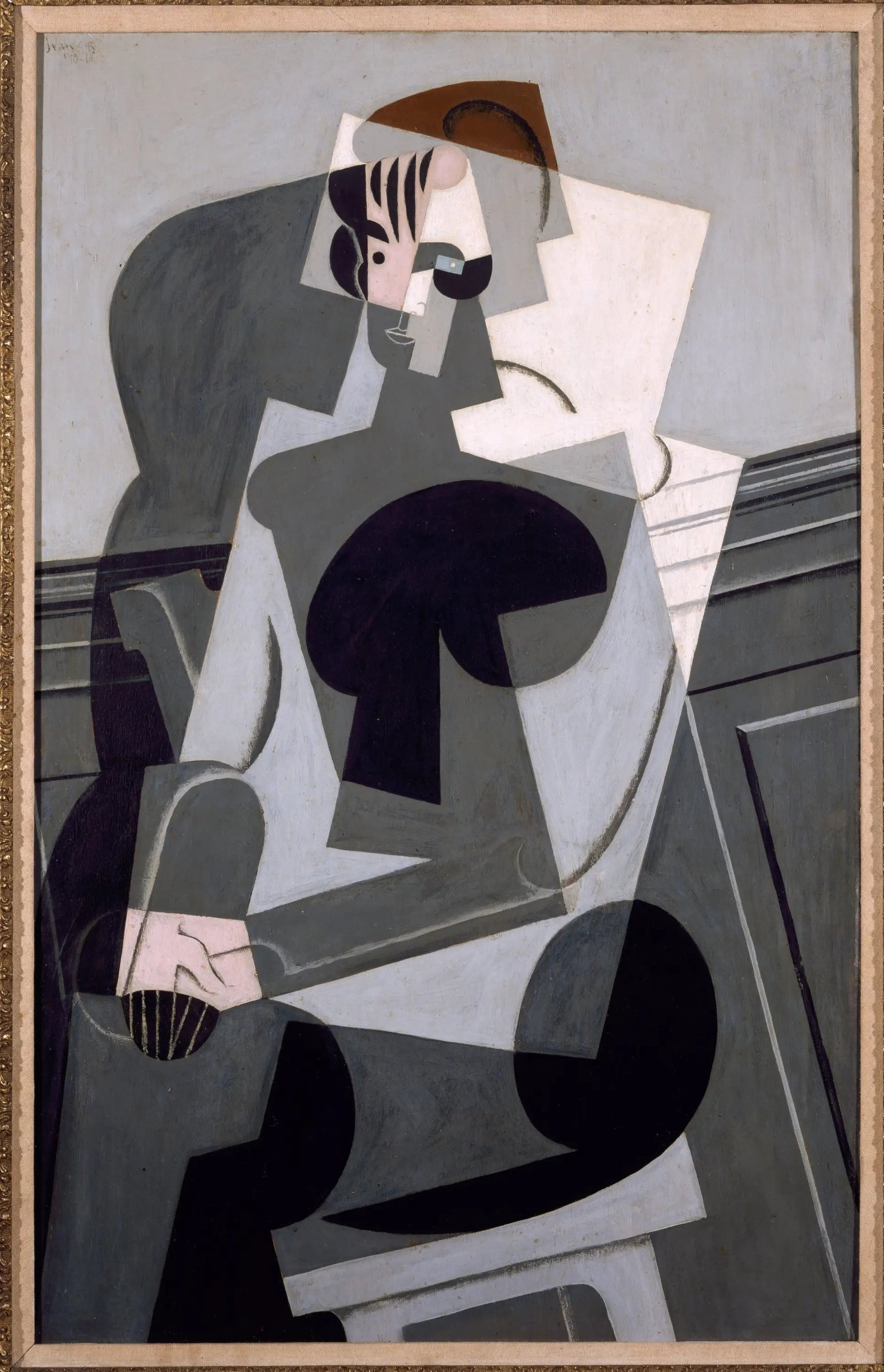 Portrait de Madame Josette Gris - Juan Gris image 1 copie de tableau peinte à la main