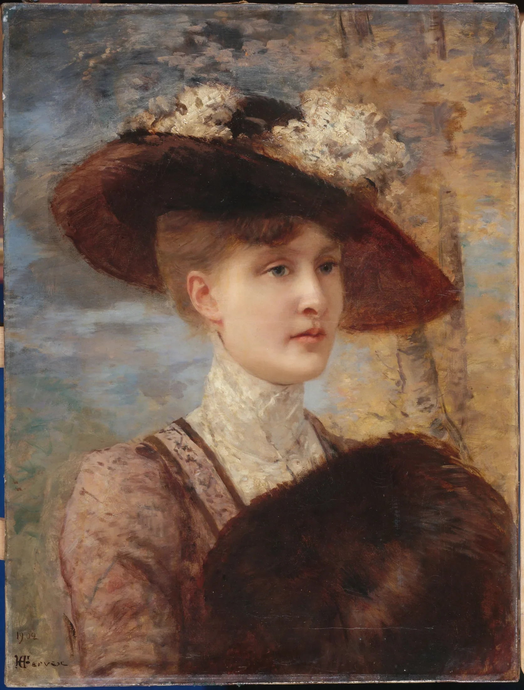 Portrait de Madame de Lorgeril - Henri Gervex image 1 reproduction réalisée par Alpha Reproduction