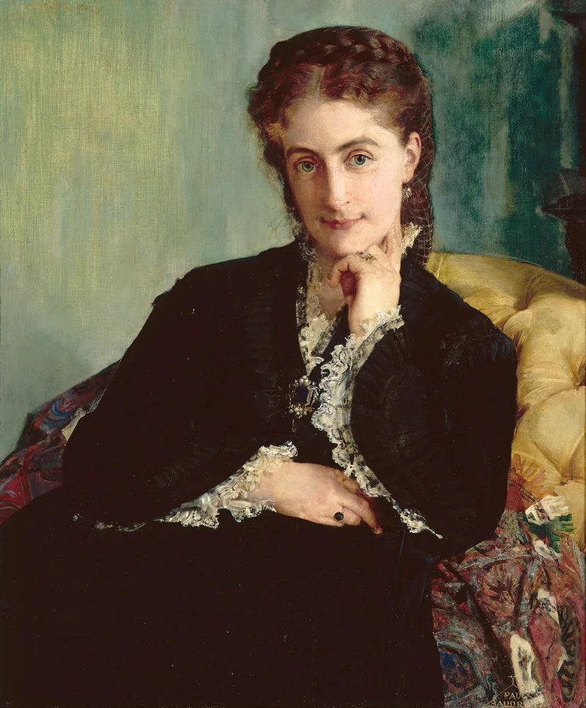 Portrait de Madame Louis Cézard - Paul Baudry image 1 reproduction de peinture à l’huile