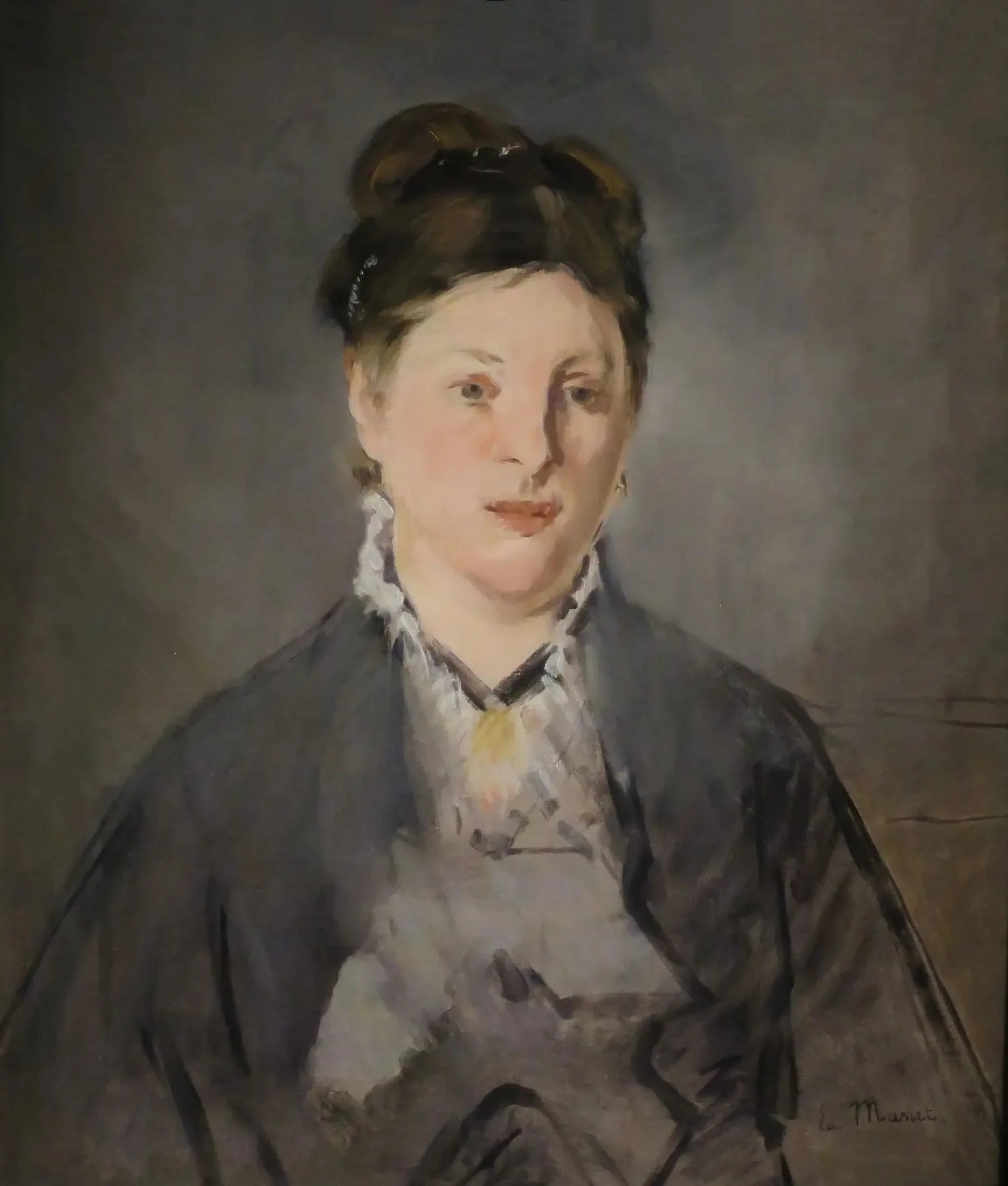 Portrait de Madame Manet - Édouard Manet image 1 copie peinte à la main à l’huile