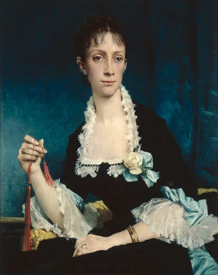 Portrait de Madame Raoul-Alfred Philippe - Jules-Élie Delaunay image 1 reproduction réalisée par Alpha Reproduction