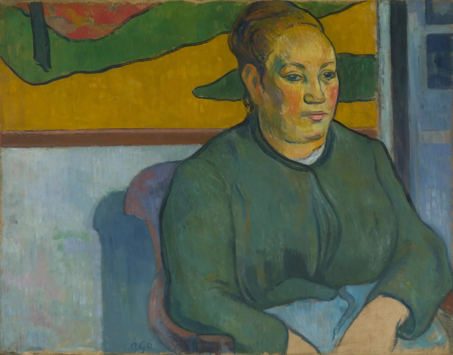 Portrait de Madame Roulin - Paul Gauguin image 1 copie peinte à la main à l’huile