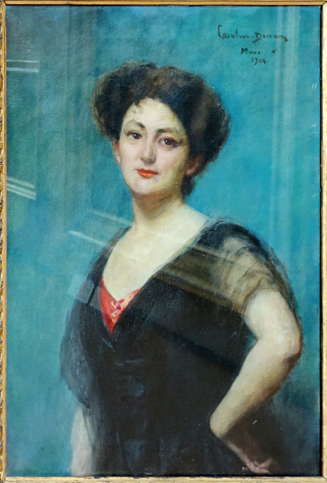 Portrait de Madame Seligmann Alphandéry née Adèle-Michel Lévy - Carolus-Duran image 1 copie peinte à la main à l’huile