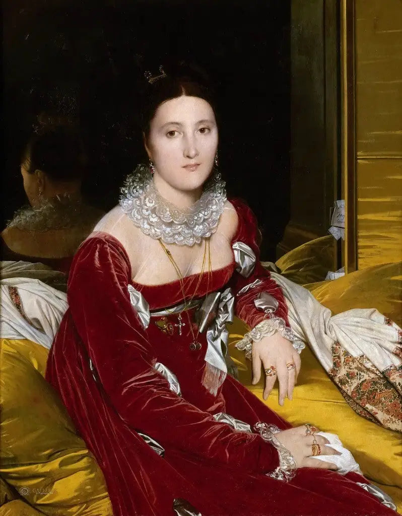 Portrait de Madame de Senonnes - Jean-Auguste-Dominique Ingres image 1 tableau peint à l’huile sur toile