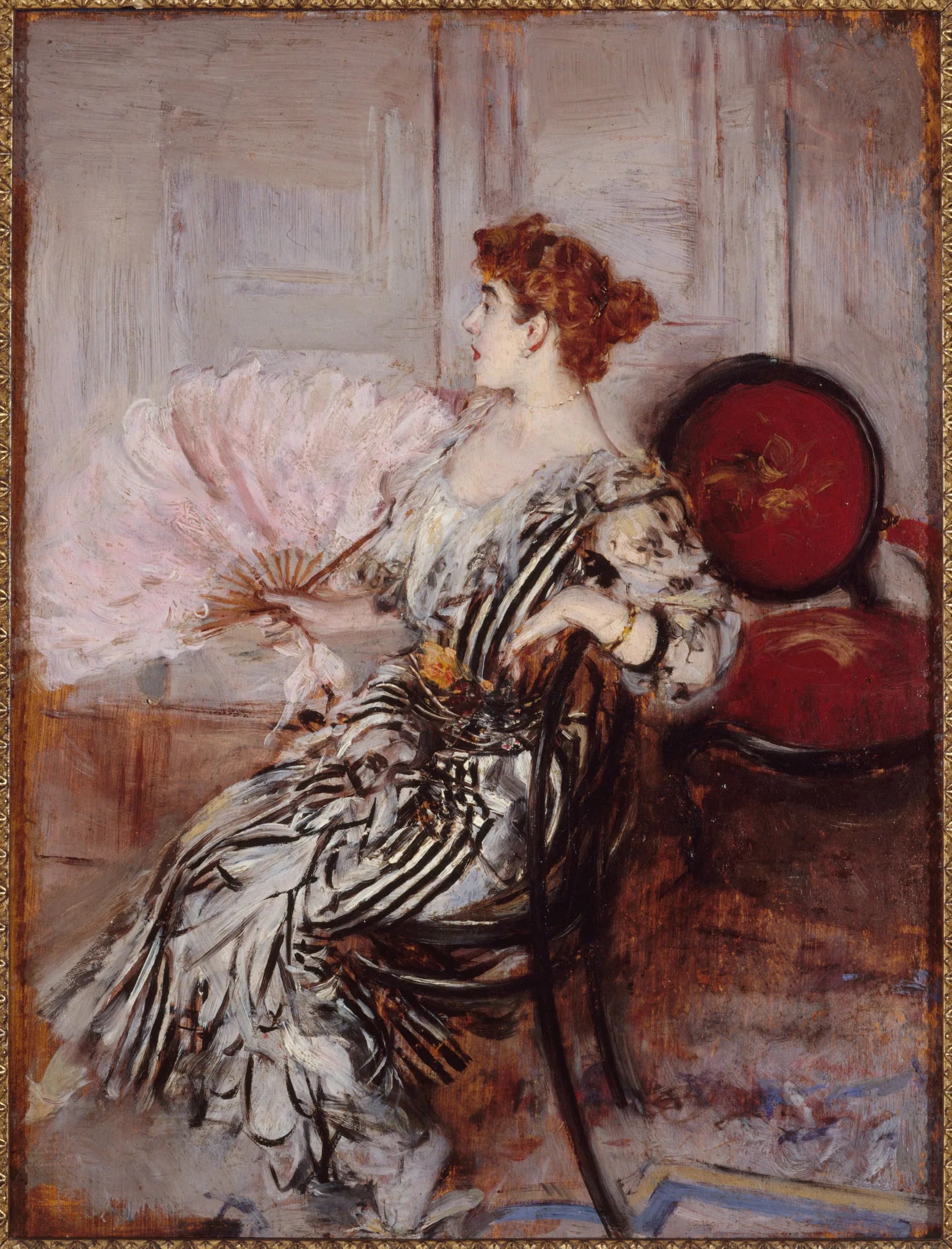 Portrait de Madame Torri, danseuse à l'Opéra - Giovanni Boldini image 1 reproduction réalisée par Alpha Reproduction