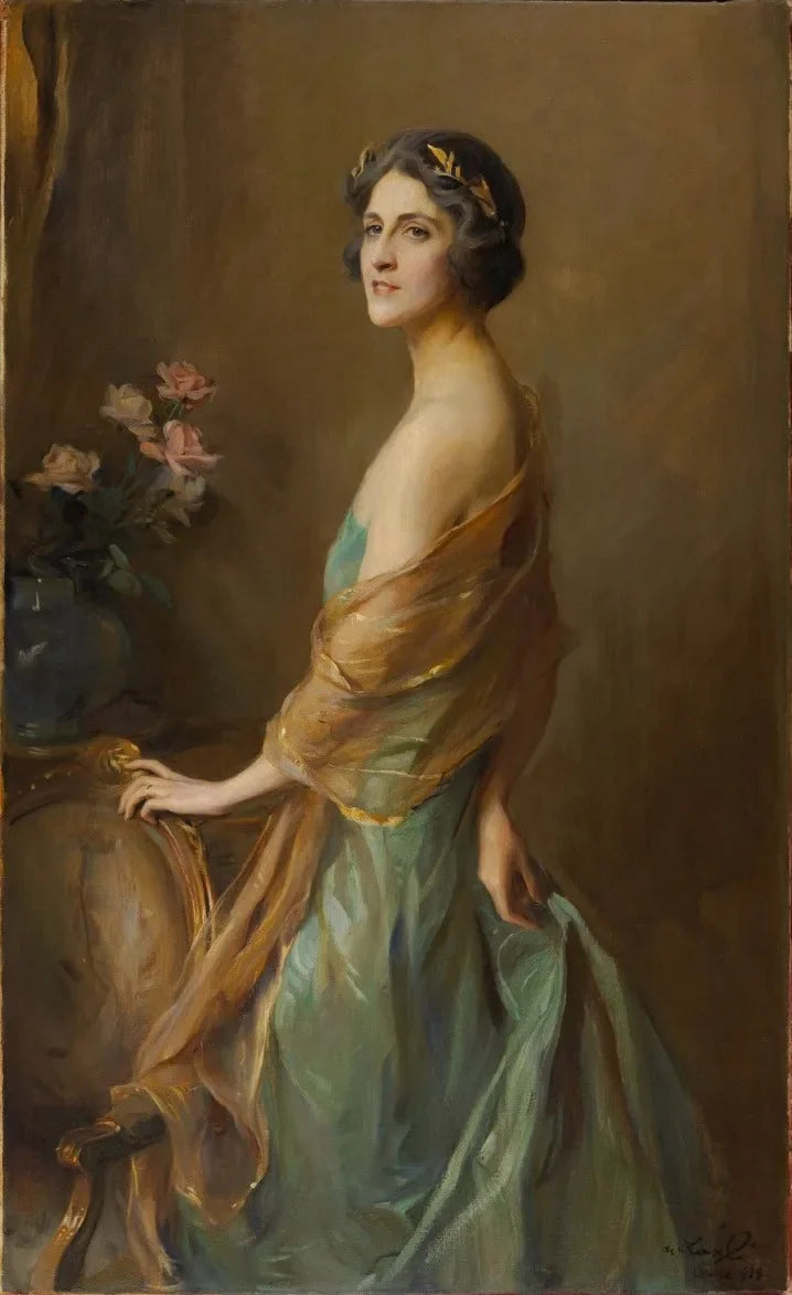Portrait de Madame Vanier - Philip de László image 1 reproduction artisanale de tableau
