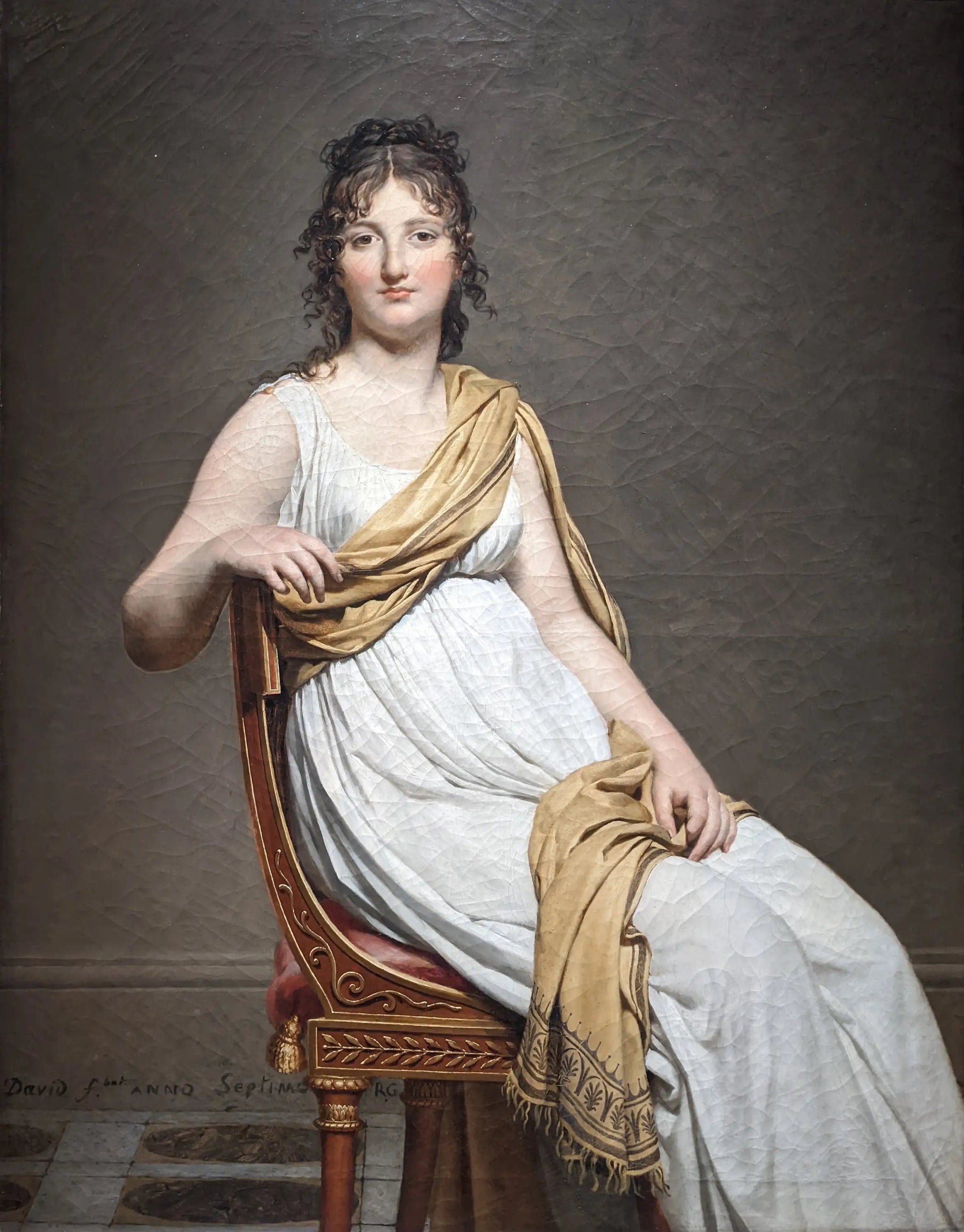 Portrait de Madame de Verninac - Jacques-Louis David image 1 tableau peint à l’huile sur toile