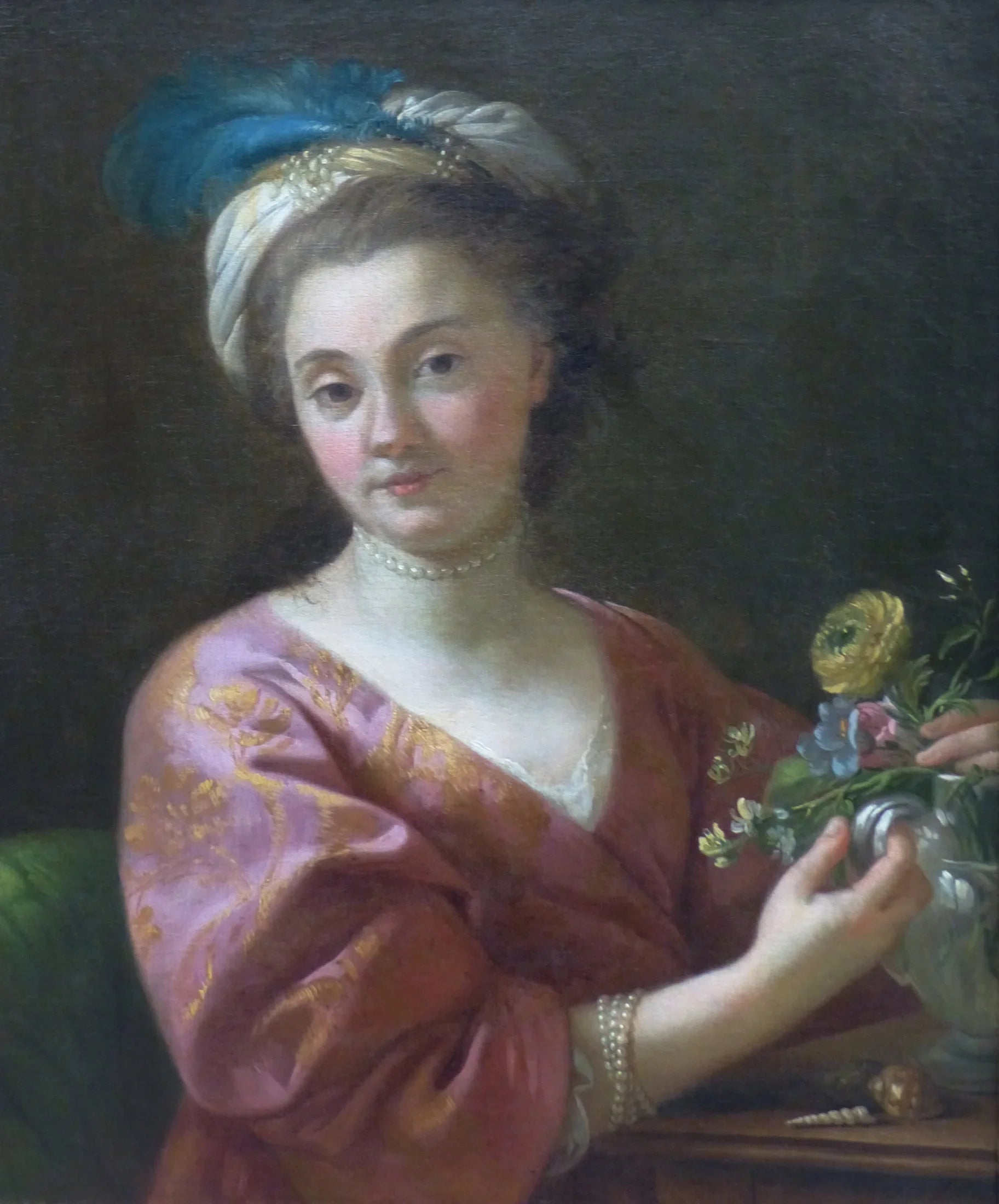 Portrait de Madame Vien - Joseph-Marie Vien image 1 tableau peint à l’huile sur toile