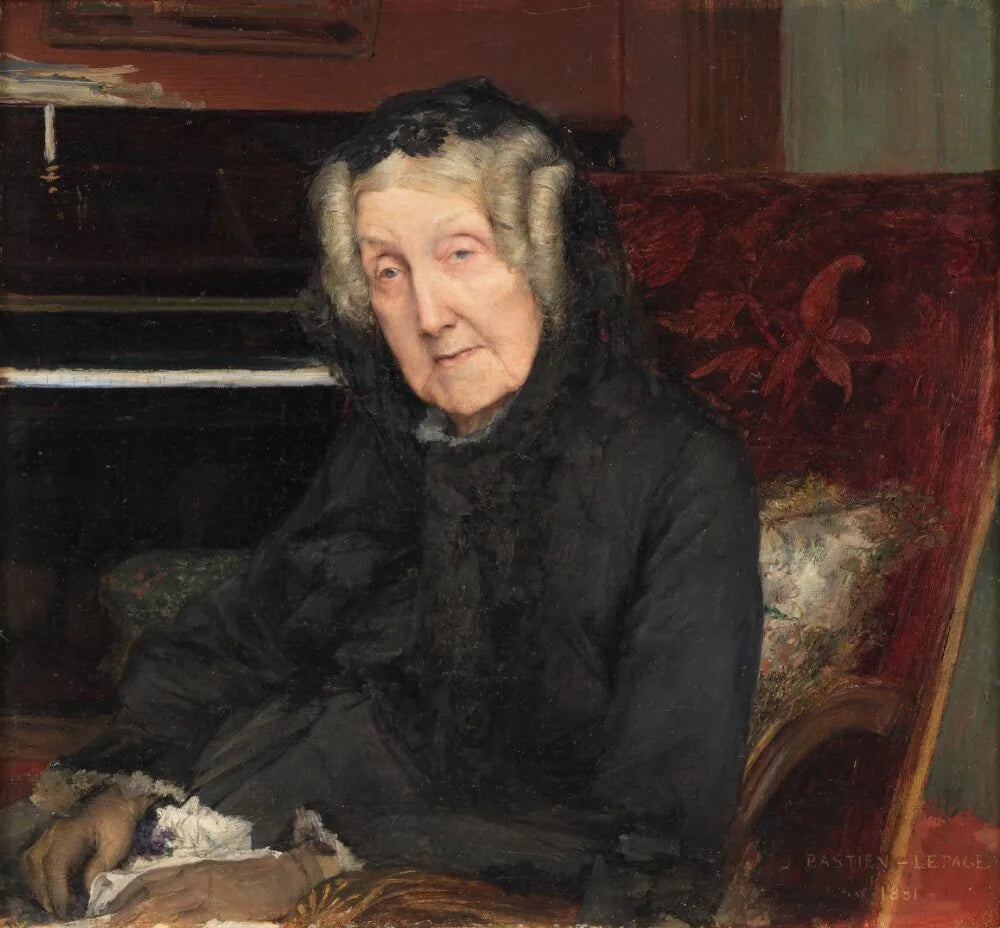Portrait de Madame Waskiewicz - Jules Bastien-Lepage image 1 reproduction d’œuvre d’art à l’huile