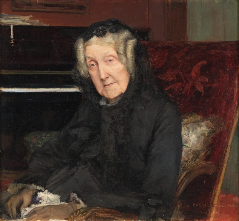 Portrait de Madame Waskiewicz - Jules Bastien-Lepage