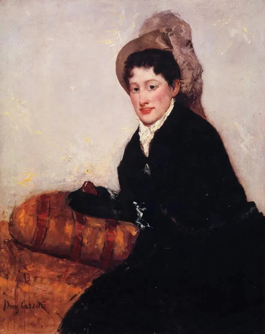 Portrait de Madame X habillée pour la matinée - Mary Cassatt image 1 copie peinte à la main à l’huile