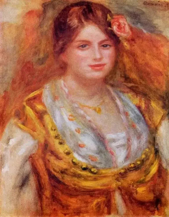Portrait de Mademoiselle François - Pierre-Auguste Renoir