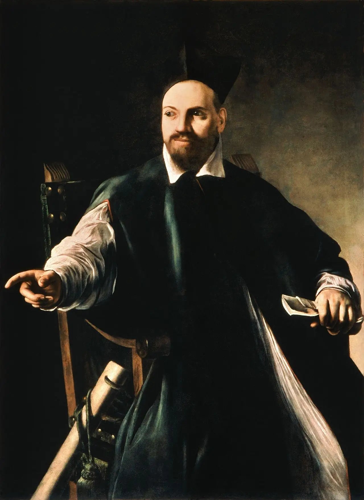 Portrait de Maffeo Barberini - Le Caravage image 1 copie de tableau peinte à la main