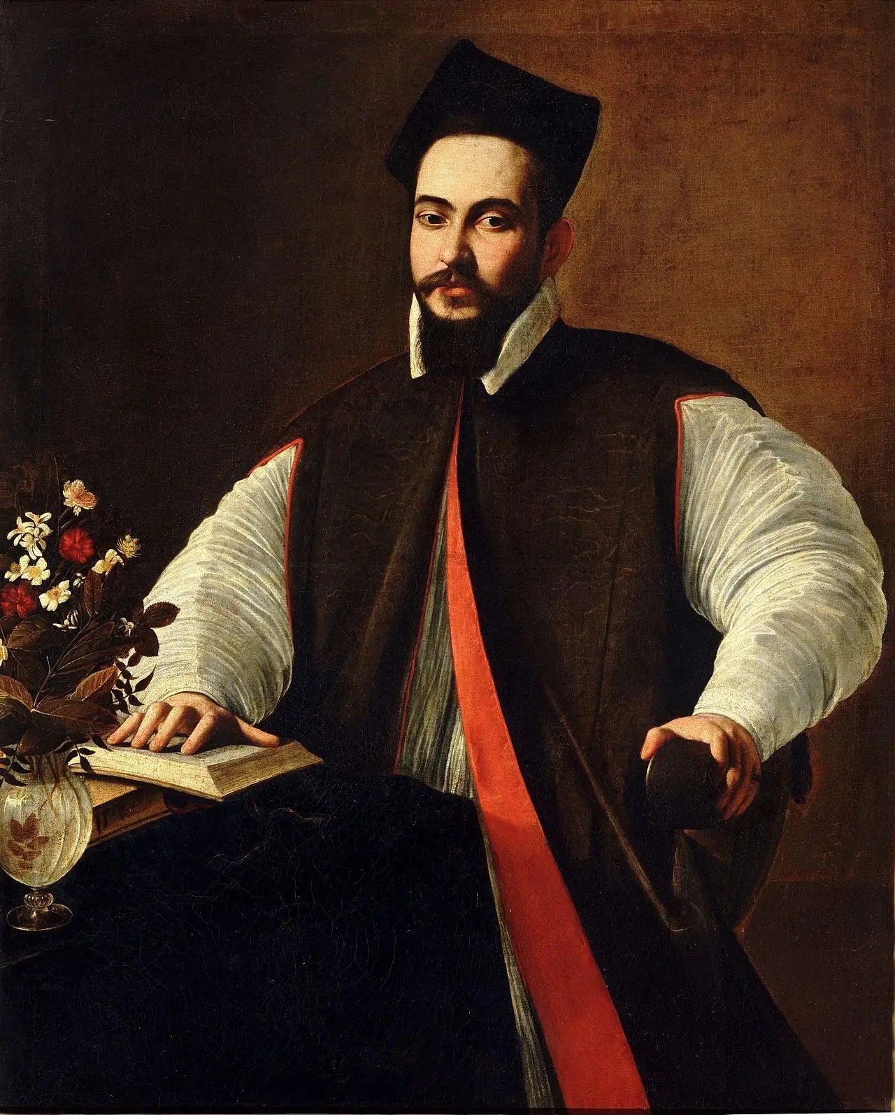 Portrait de Maffeo Barberini (Pape Urbain VIII) - Le Caravage image 1 tableau peint à l’huile sur toile