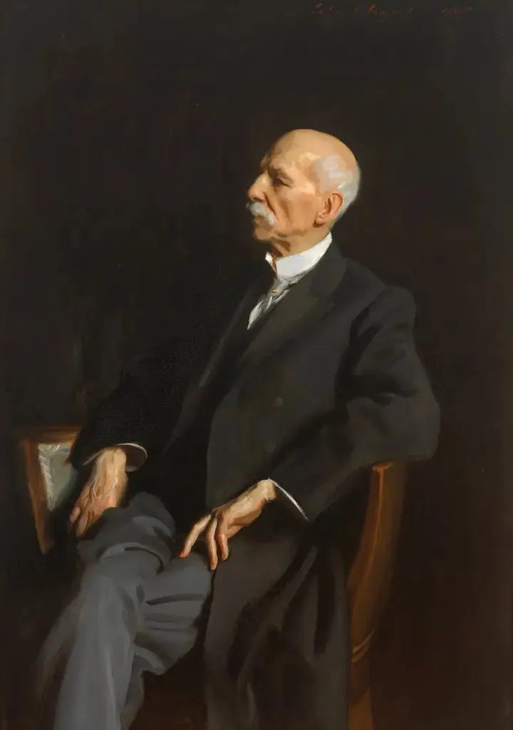 Portrait de Manuel García - John Singer Sargent image 1 reproduction artisanale de tableau