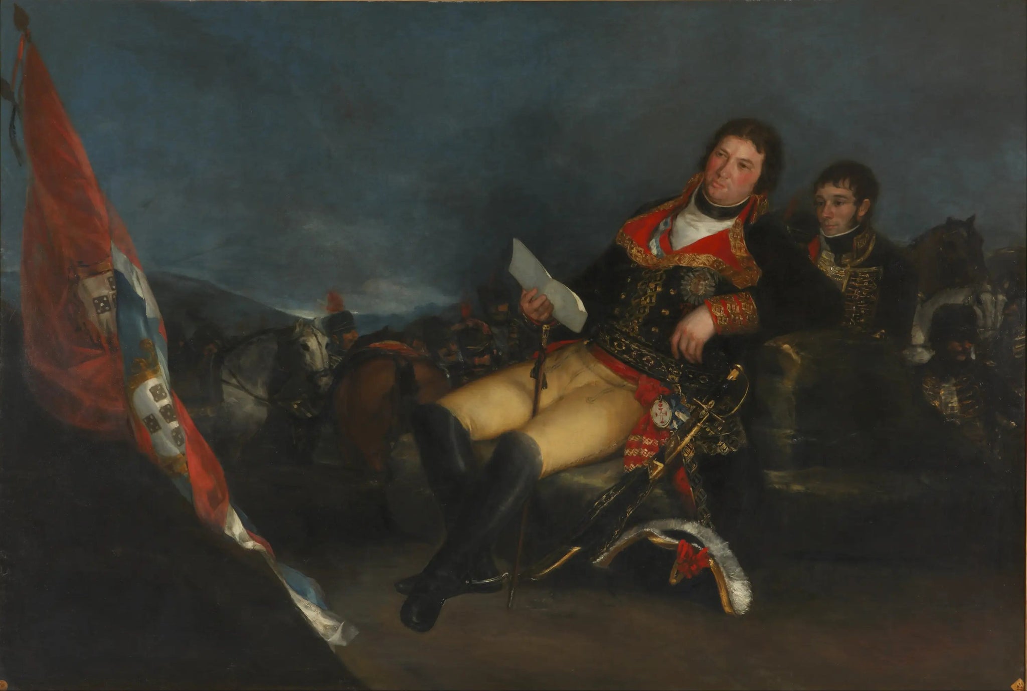 Portrait de Manuel Godoy - Francisco de Goya image 1 tableau peint à l’huile sur toile