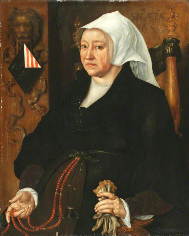 Portrait de Margaretha Banken - Maarten van Heemskerck image 1 tableau peint à l’huile sur toile