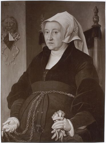 Portrait de Margaretha van Banchem (1476-1545) - Maarten van Heemskerck image 1 tableau peint à l’huile sur toile