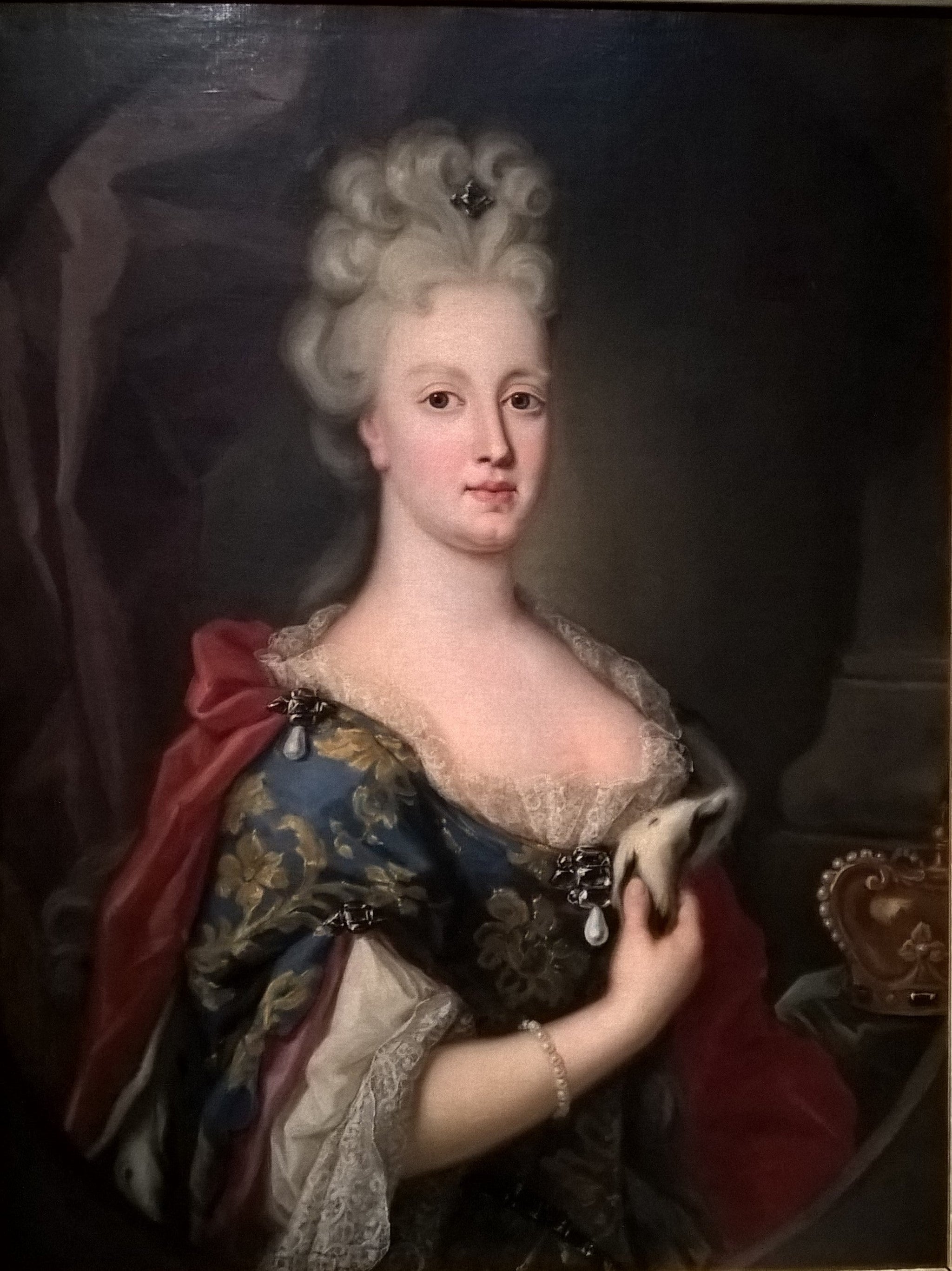Portrait de Maria Anna d'Autriche - Pompeo Batoni image 1 reproduction de peinture à l’huile