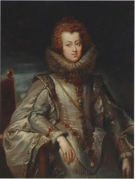 Portrait de Maria Anna, infante d'Espagne, archiduchesse d'Autriche, plus tard reine de Hongrie et de Bohême (1604-1646) - Peter Paul Rubens image 1 reproduction d’œuvre d’art à l’huile