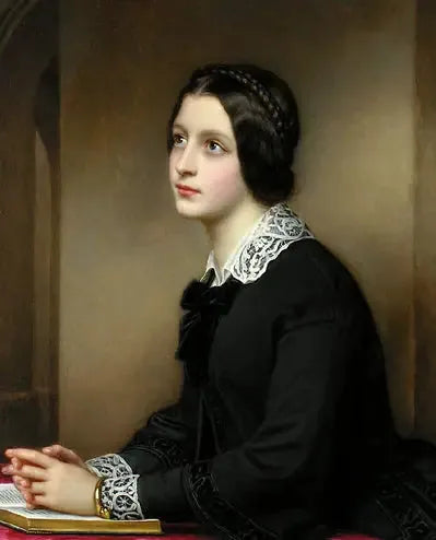 Portrait de Maria Dietsch - Joseph Karl Stieler image 1 tableau peint à l’huile sur toile
