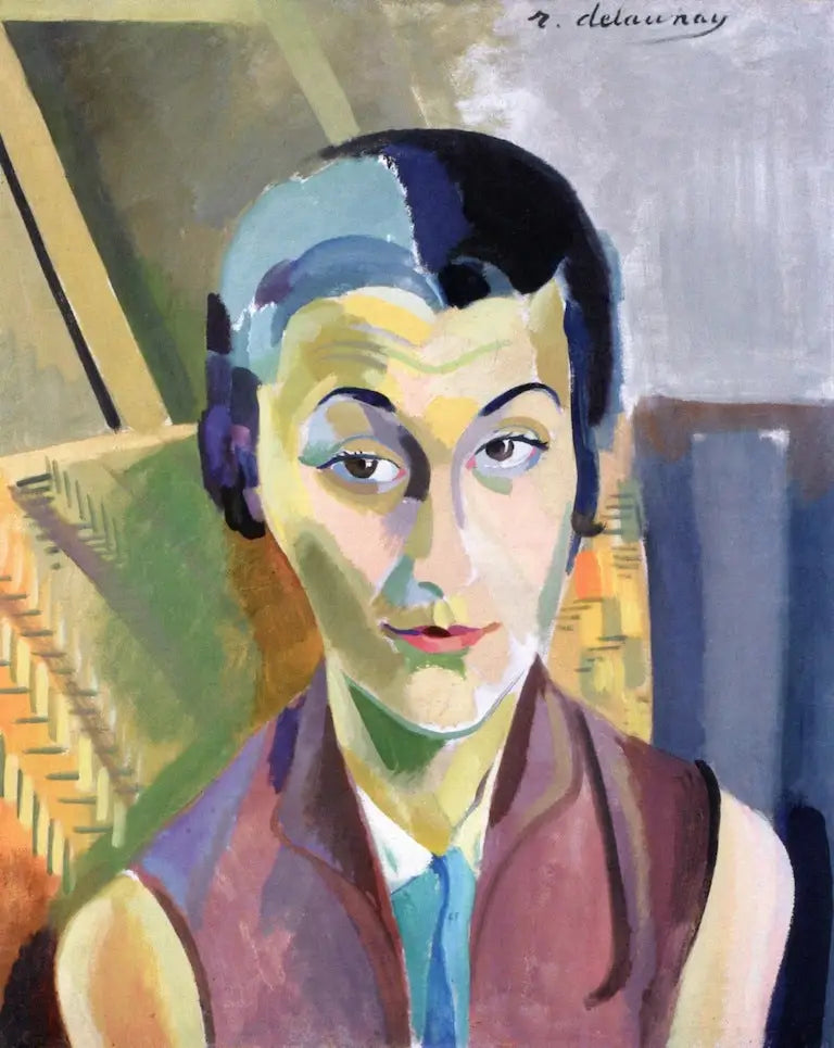 Portrait de Maria Lani - Robert Delaunay image 1 reproduction réalisée par Alpha Reproduction